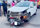 Motociclista sofre fratura exposta em colisão com carro em Sinop