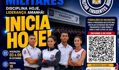 Escola Militar Tiradentes de Água Boa Abre Inscrições para Novo Processo Seletivo