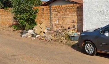 Prefeitura alerta sobre descarte irregular de entulhos e anuncia fiscalização em imóveis e comércios em Aragarças