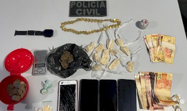 Polícia Civil Prende Dois Suspeitos de Tráfico de Drogas em Vila Rica