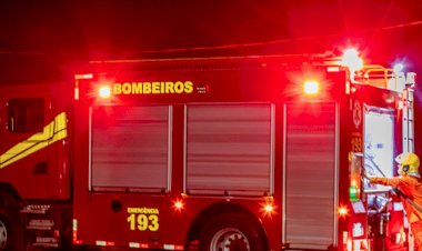 Pane mecânica provoca incêndio em carro no centro de Sinop