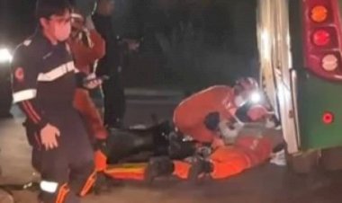 Motociclista morre após colisão com ônibus de transporte coletivo em Cuiabá
