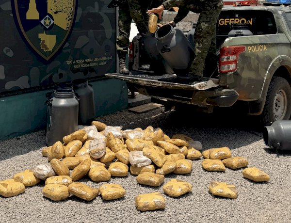 Polícia de Mato Grosso apreende 73 quilos de skunk em operação