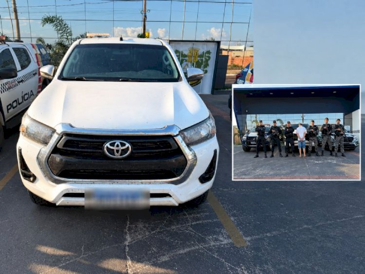 Fuga Alucinante: Suspeito de Furto de Hilux Dispara Contra a PM e é Capturado Após Perseguição em Alta Velocidade