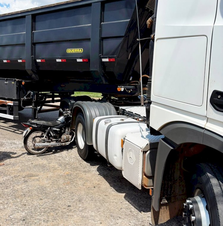 Motociclista é Socorrido Após Colisão com Carreta em Nova Mutum