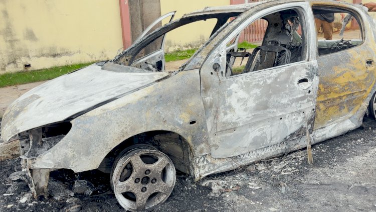 Incêndio Consome Veículo em Avenida de Lucas do Rio Verde