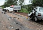 Batida entre Uno e S10 mata casal na BR-158 na região Araguaia