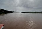 Barra do Garças registra 27 milímetros de chuva em uma hora e Araguaia sobe 61 cm
