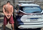 Homem com extensa ficha criminal é preso por agredir e ameaçar de morte a esposa na frente dos filhos