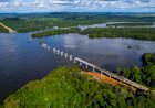 Obra da maior ponte de Mato Grosso atinge 43,91