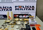 GAP apreende mais de 2 quilos de drogas e detém três suspeitos em Nova Xavantina