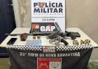 Polícia Militar prende faccionado com armas de fogo e munições em Nova Xavantina