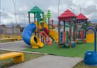Prefeitura de Novo São Joaquim investe em novos parques infantis em praças, escolas e creche