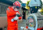 Bebê de 10 dias é salvo de engasgo após atendimento de bombeiros por telefone  em Água Boa