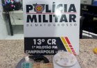 Polícia Militar prende suspeito por tráfico de drogas e apreende crack, simulacro de arma e dinheiro em Campinápolis