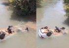 Criança de 1 ano se afoga e é entubada após carro cair de ponte em MT