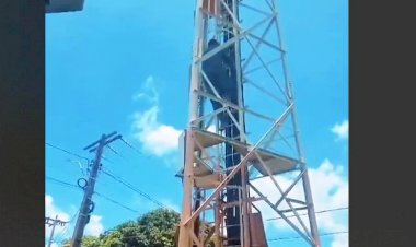 Em Cocalinho, Polícia Militar evita suicídio em torre de telefonia