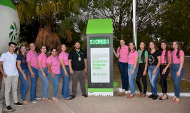 Sicredi Araxingu inaugura ponto de hidratação em Gaúcha do Norte