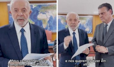 Lula garante ajuda para reconstruir Shopping Popular de Cuiabá