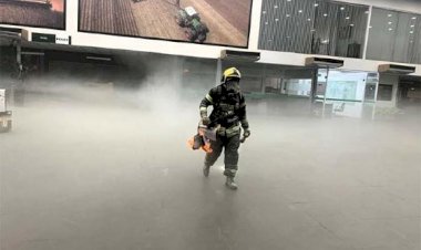 Corpo de Bombeiros combate incêndio em concessionária em Primavera do Leste