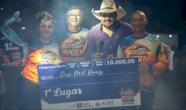 Equipe de Nova Xavantina foram os campeões do 17° Festival de Pesca de Cachoeira da Fumaça