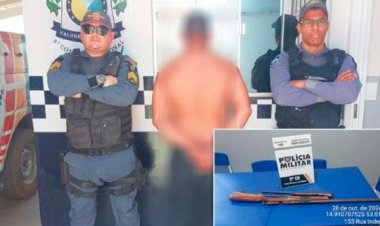 Após tentativa de fuga, homem é preso em Novo São Joaquim por agredir e ameaçar a mulher