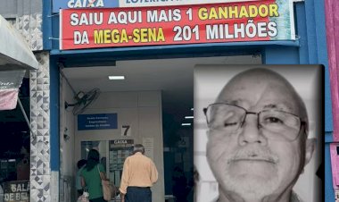 Ganhador de R$ 201 milhões da Mega-Sena morre 24 dias após retirar prêmio em Cuiabá
