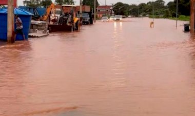 A prefeitura de Novo São Joaquim segue trabalhando para recuperar os estragos causados pela chuva