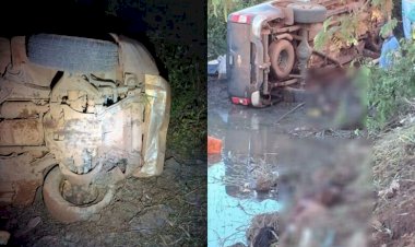 Família inteira morre atropelada por carro desgovernado em ponte na região do Araguaia