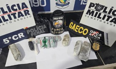 Cinco mulheres são presas ao tentar entrar com drogas na cadeia pública de Barra do Garças