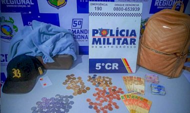 Homem é preso após roubar farmácia no setor central de Barra do Garças