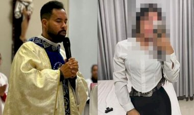 Padre flagrado com mulher nega relação: “Ela pediu para banhar