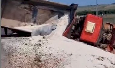 Motorista morre ao tombar caminhão na zona rural de Canarana