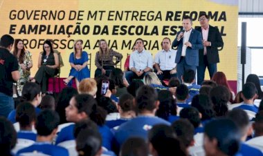 Governo de MT entrega mais uma escola moderna e equipada para atender mais de mil estudantes