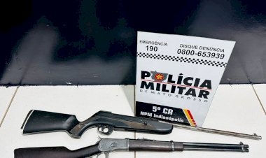 Operação Tolerância Zero resulta em prisão por porte ilegal de armas na zona rural de Indianópolis