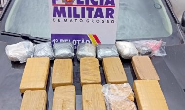 PM e PRF apreendem 14 quilos de entorpecentes na região do Araguaia