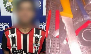 Homem é preso após esfaquear ex e enteada em festa de aniversário em Barra do Garças