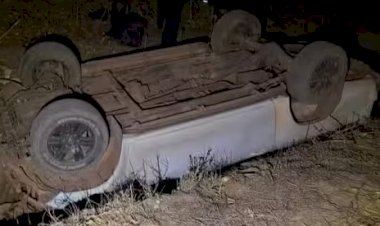 Trabalhador morre após caminhonete capotar em estrada rural de MT