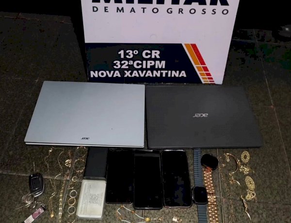 Casal suspeito de furtos na região é preso após perseguição na BR-158 em Nova Xavantina
