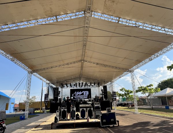 Novo São Joaquim prepara mega estrutura para receber 2º Festival Gospel a partir desta quinta-feira