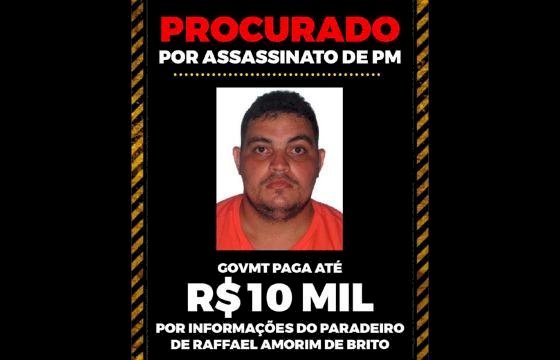 Governo oferece PIX de R$ 10 mil em recompensa para quem souber paradeiro do assassino de PM