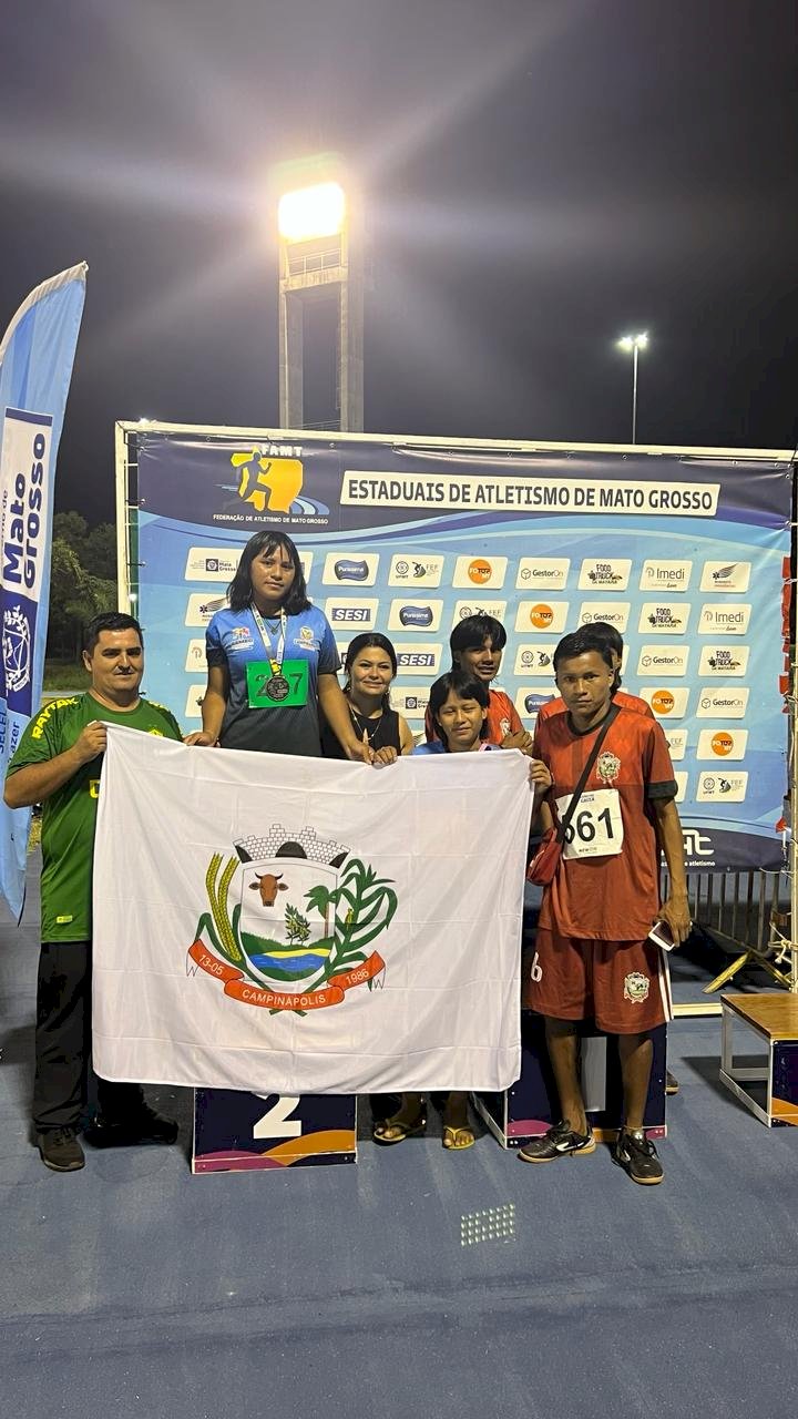 Alunos da Escola Municipal Anastácio Feliciano Alves brilham no Campeonato Estadual Loterias Caixa de Atletismo