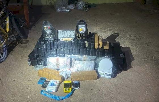 Polícia Militar prende homem e apreende 100 quilos de entorpecentes em MT