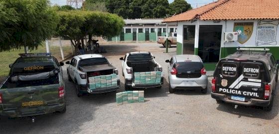 Operação conjunta apreende 150 tabletes de pasta base de cocaína e causa prejuízo ao tráfico de R$ 2,7 milhões