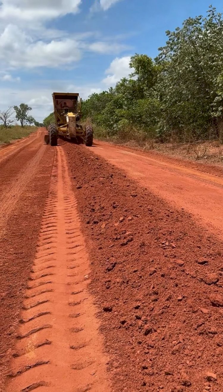 A prefeitura de Novo São Joaquim segue trabalhando para recuperar os estragos causados pela chuva