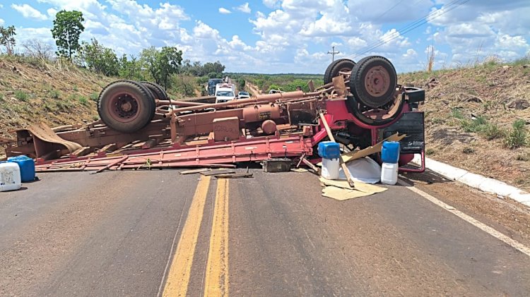 Acidente deixa um morto e interdita BR-158 entre Água Boa e Canarana