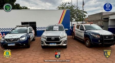 Homem com camionete roubada de Cuiabá é preso em Confresa