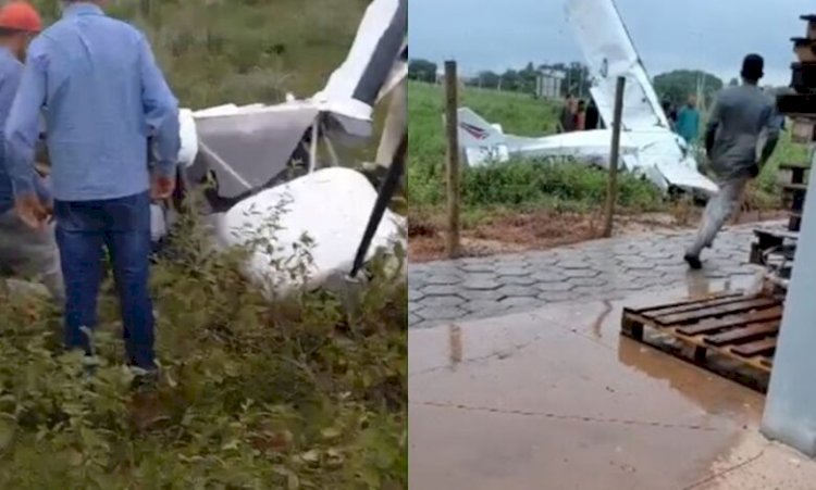 Avião cai durante chuva em Confresa e deixa dois mortos