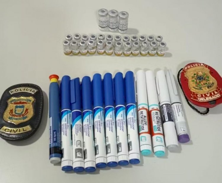 Mais de 10 canetas emagrecedoras e frascos irregulares são apreendidos em clínica em cidade no Araguaia (MT)