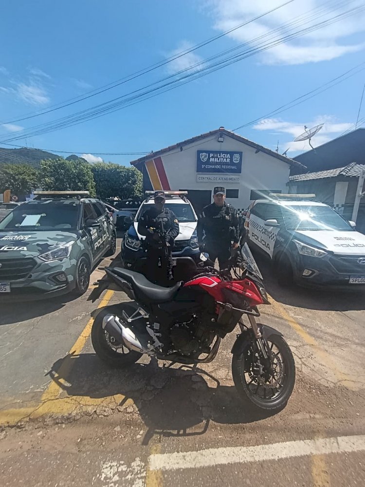 Polícia Militar prende suspeito e recupera motocicleta roubada em Nova Xavantina